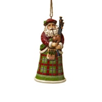 Jim Shore Heartwood Creek from Enesco Scottish Santa Christmas 4.75 IN