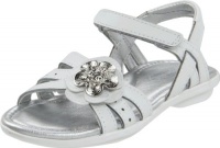 Stride Rite Joanna Sandal (Toddler/Little Kid),White/Silver,12 M US Little Kid