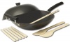 Joyce Chen 21-9980, Classic Series 12-Piece Carbon-Steel Nonstick Wok Set