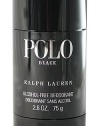 Polo Sport by Ralph Lauren for Men, Alcohol-Free Deodorant, 2.6 Ounce