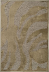 Area Rug 5x7 Rectangle Contemporary Silver-Pewter Color - Surya Basilica Rug from RugPal