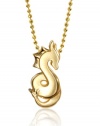 Alex Woo Little Signs Animals Yellow Dragon Pendant Necklace