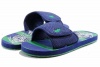 Polo Ralph Lauren Boy's Fashion Sandal Waayler Slide Shoes (2, Navy/Kelley Green)