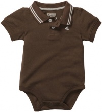 OshKosh B'Gosh Pique Polo Bodysuit - Silt