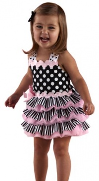 Mud Pie Tres Jolie Ribbon Ruffle Sundress