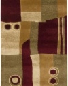 Area Rug 2x8 Runner Contemporary Burgundy Color - Surya Artist Studio Rug from RugPal