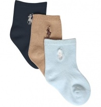 Polo Ralph Lauren boys infant crew socks 3pairs - 6-12 months