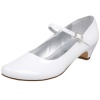 Nina Seeley Short Heel Mary Jane (Little Kid/Big Kid),White Patent,1 M US Little Kid