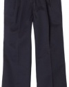 Izod Kids Boys 2-7 Pleated Twill Pant, Navy, 07R