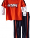 Puma - Kids Baby-boys Infant Awesome Two Piece Set, Orange, 24 Months