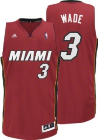 NBA Miami Heat Dwayne Wade #3 Youth Swingman Atlernate Jersey, Red