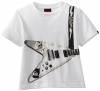 Quiksilver Boys 2-7 Flying V Kids Tee, White, 5/Small