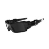 Oakley Oil Rig polished Black w/Silver Ghost Text Frame 24-058