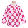 Pink Platinum Little Girls Size 4 Fuchsia Polka Dot Spring Rain Coat