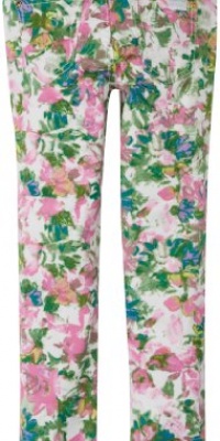 7 For All Mankind Girls 7-16 The Skinny Silhouette, Kauai Floral, 7