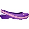 Crocs Genna II Kids Girls Shoes Designer Footwear - Neon Purple/Carnation / Size J4