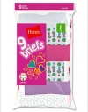 Hanes Girls 7-16 9 Pack Brief