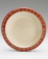 Warm, natural colors and a retro feel combine in this decidedly modern dinner plate. Safe for use in the microwave, freezer, oven and dishwasher. From Denby's collection of dinnerware and dishes.