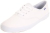 Keds Women's Champion Leather Sneaker,White Leather, 9.5 M