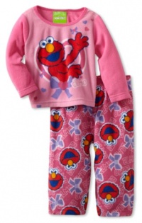 AME Sleepwear Girls 2-6X Hello Elmo Pajama Set, Multi, 18 Months