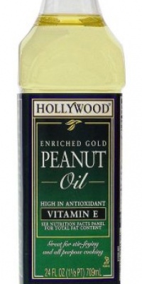 Hollywood Peanut Oil, 24-Ounce Unit (Pack of 4)