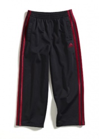 adidas Boys 2-7 Fashion Tricot Pant, Caviar Black, 7