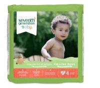 Seventh Generation Free and Clear Baby Diaper Value Pack, Stage 4, 135 Count