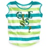 Guess Girls 7-16 Sequin Stripe Top (Small (7/8), Teal)