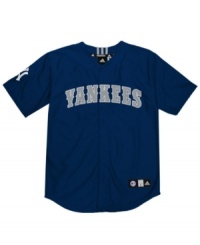 Gear him up for the season in the colors of his favorite team with this team logo jersey from adidas.