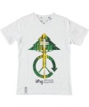 LRG Peace Tree T-Shirt (Sizes 8 - 20) - white, 8