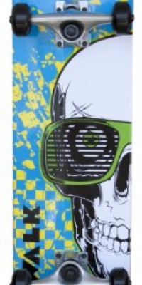 Airwalk Undone Skull Blue Complete Skateboard