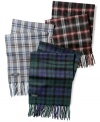 Checks, please! Inspired by traditional tartans, Club Room offers updated plaids in affordably priced cashmere.