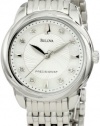 Bulova Women's 96P125 Precisionist Brightwater Mother of Pearl Watch