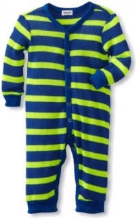 Splendid Littles Baby-boys Infant Thermal Playsuit, Pier/Neon, 3-6 Months