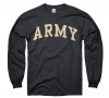 Army Black Knights Black Arch Long Sleeve T-Shirt