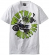 Metal Mulisha Boys 8-20 Trick Tee, White, Small