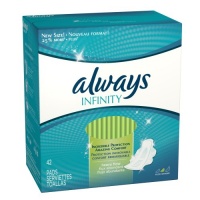 Always Infinity Heavy Flow With Wings, Unscented Pads 42 Count