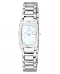 Genuine grace and durability meld with quiet luster in this women's watch from Citizen.