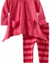 Little Ella Baby-Girls Infant Waldo Tunic Set, Peony, 6-12