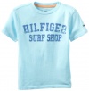 Tommy Hilfiger Boys 2-7 Short Sleeve Felix Crew, Curacao Blue, 05 Regular