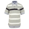 Timberland Kids (Age 2-8) Double Layer Polo Shirt T25D97 Grey Age 6