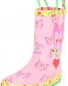 Melissa & Doug Kid's Sunny Patch Bella Butterfly Rain Boot (Toddler/Little Kid),Pink,8-9 M US Toddler