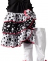 Kids Headquarters Baby-Girls Infant Tunic With Leggings, Black, 18 Months