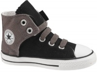 CONVERSE Kids' Easy Slip Hi Toddler (Black/Charcoal 9.0 M)