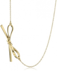 Kate Spade New York Skinny Mini Long Bow Necklace