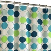 Maytex Nu Cirque Shower Curtain, Blue