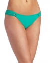 Shoshanna Women's Jade Loop Brief, Jade Solid, Medium