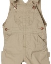 Levi's Baby-boys Infant Shortall With Adjustable Straps, Chinchilla, 12 Months