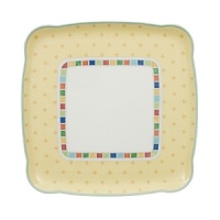 A checkerboard of color and fun, Villeroy & Boch's Twist Alea serveware features colorful mosaic designs and lemon-zest motifs that can be mixed and matched for a modern, whimsical table. Each piece is made from vitrified porcelain for strength and durability.