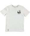 LRG Clothing + Equipment T-Shirt (Sizes 8 - 18) - white, 14 - 16